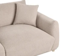 Sofa 3 personers JUBEK Boucle Beige