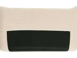 Sofa 3 personers JUBEK Boucle Cremehvid