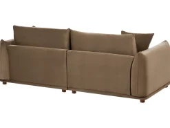 Sofa 3 personers JUBEK Velour Brun