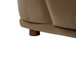 Sofa 3 personers JUBEK Velour Brun