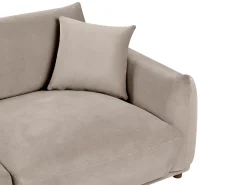 Sofa 3 personers JUBEK Velour Brungrå