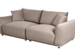 Sofa 3 personers JUBEK Velour Brungrå