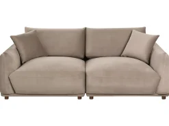 Sofa 3 personers JUBEK Velour Brungrå