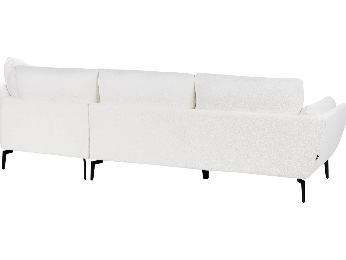 Sofa 3 personers KANSSELI Boucle Hvid