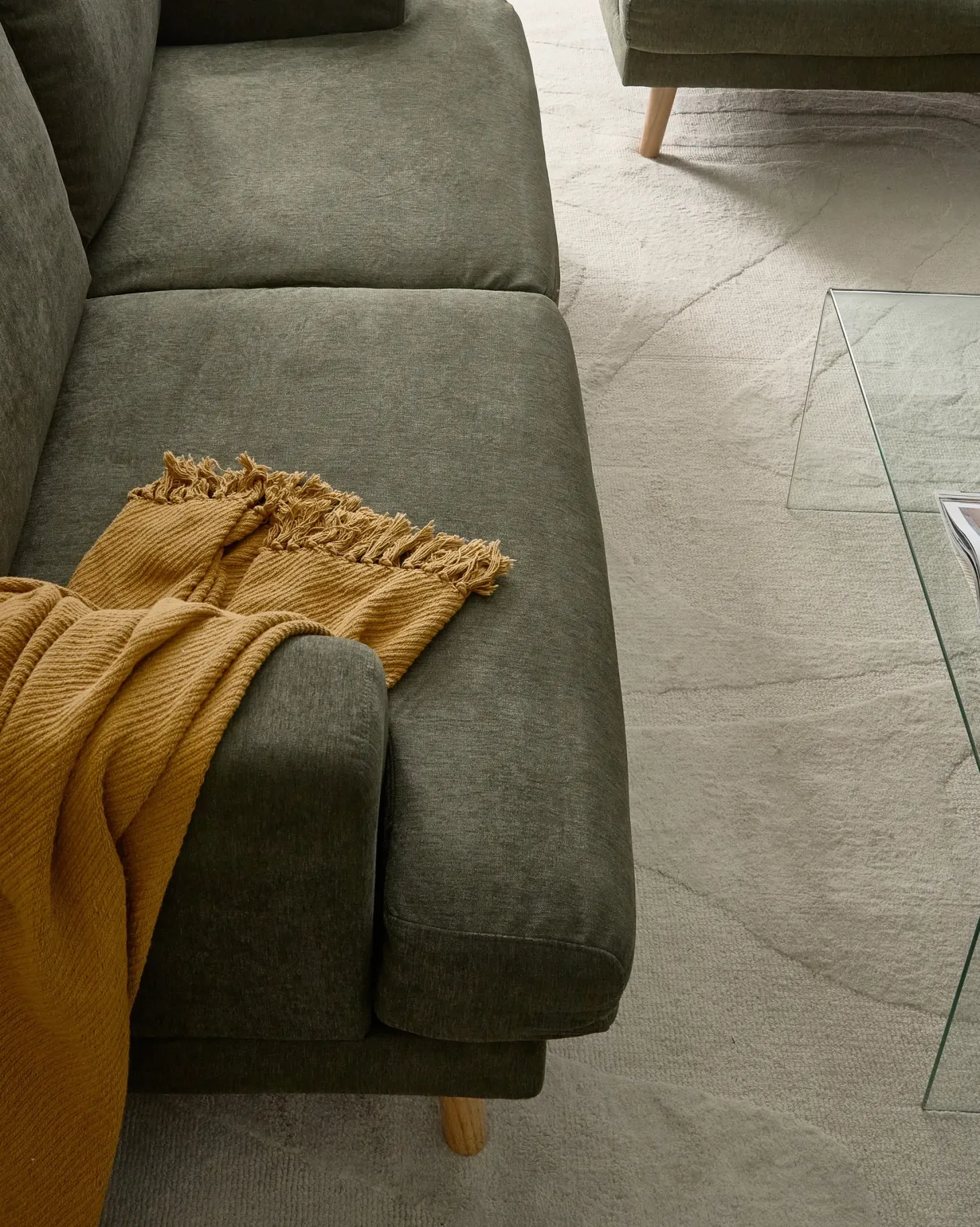Sofa 3 personers KILDAL Grøn