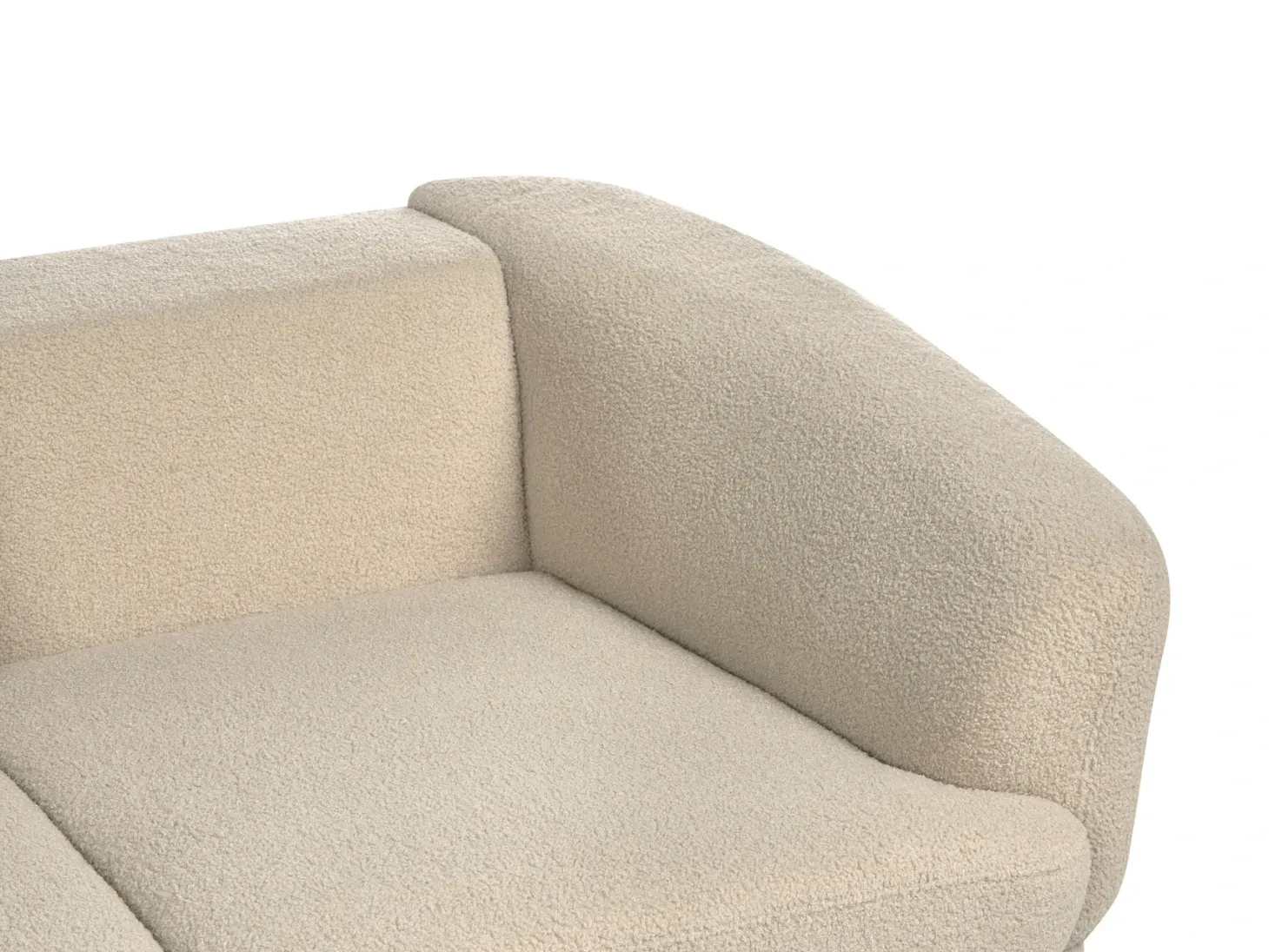 Sofa 2 personers KJAER Boucle Lys Beige