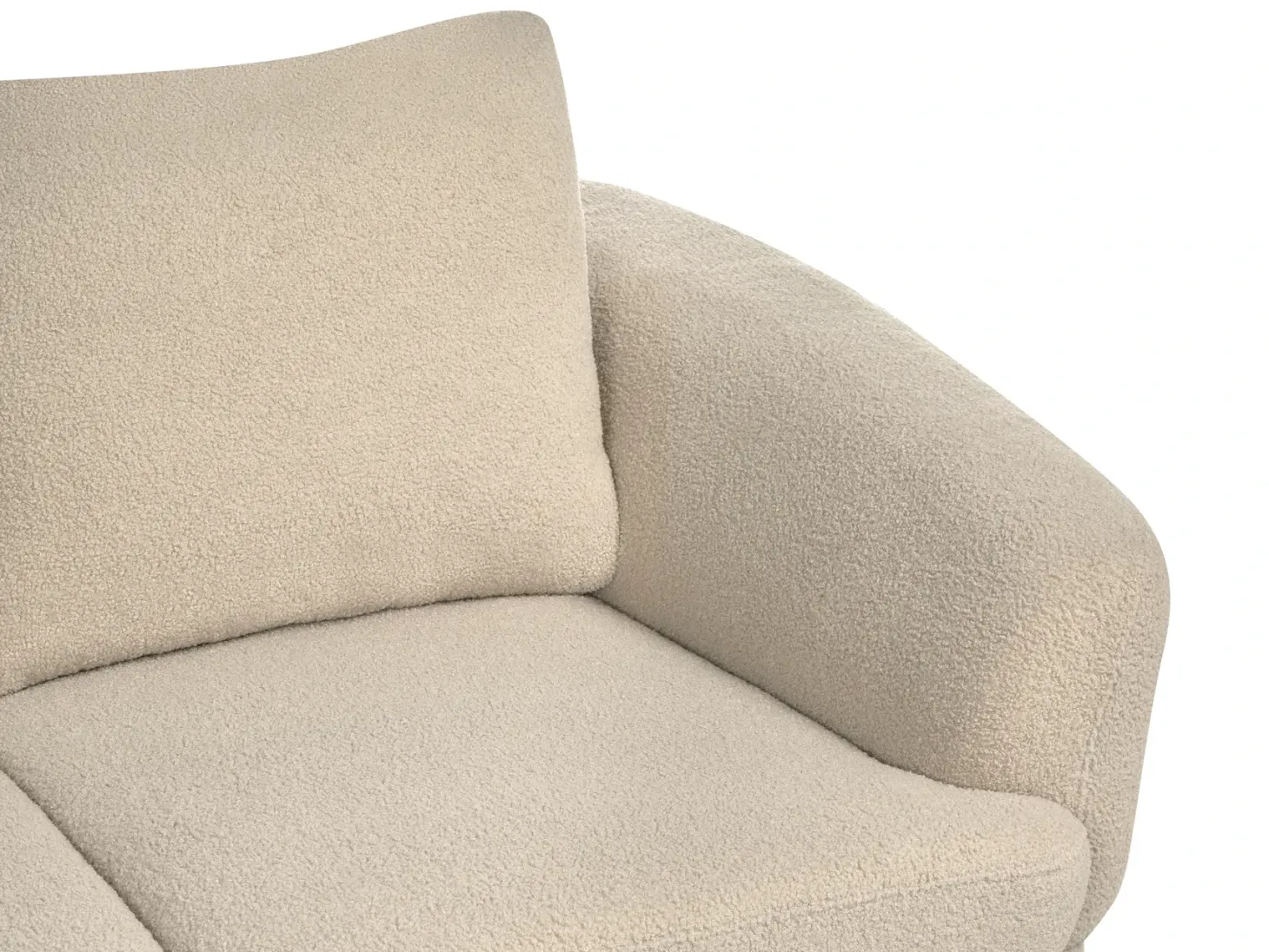 Sofa 2 personers KJAER Boucle Lys Beige