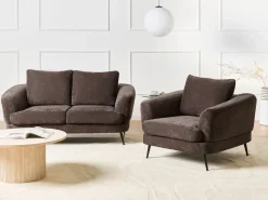 Sofa 2 personers KJAER Chenille Mørkebrun