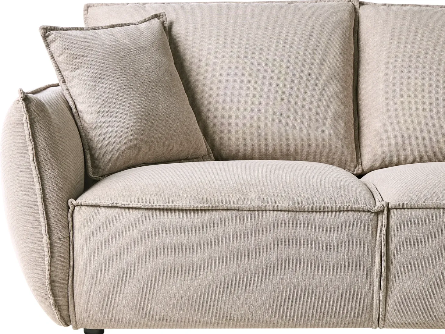 Sofa 3 personers KUNES Brungrå