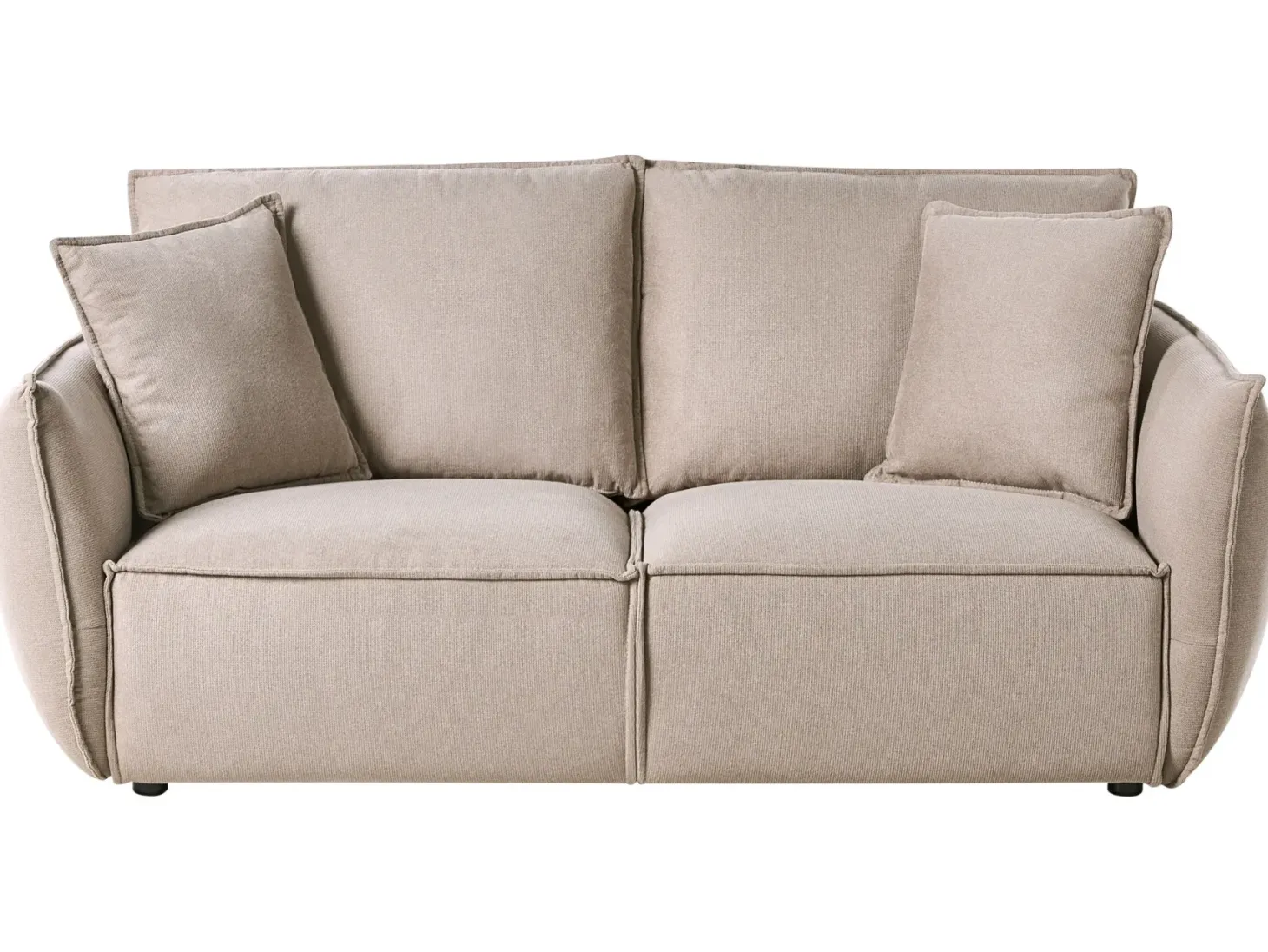 Sofa 3 personers KUNES Brungrå
