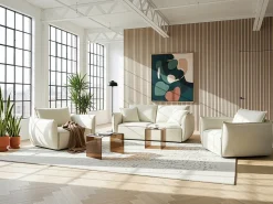 Sofa 3 personers KUNES Lys Beige