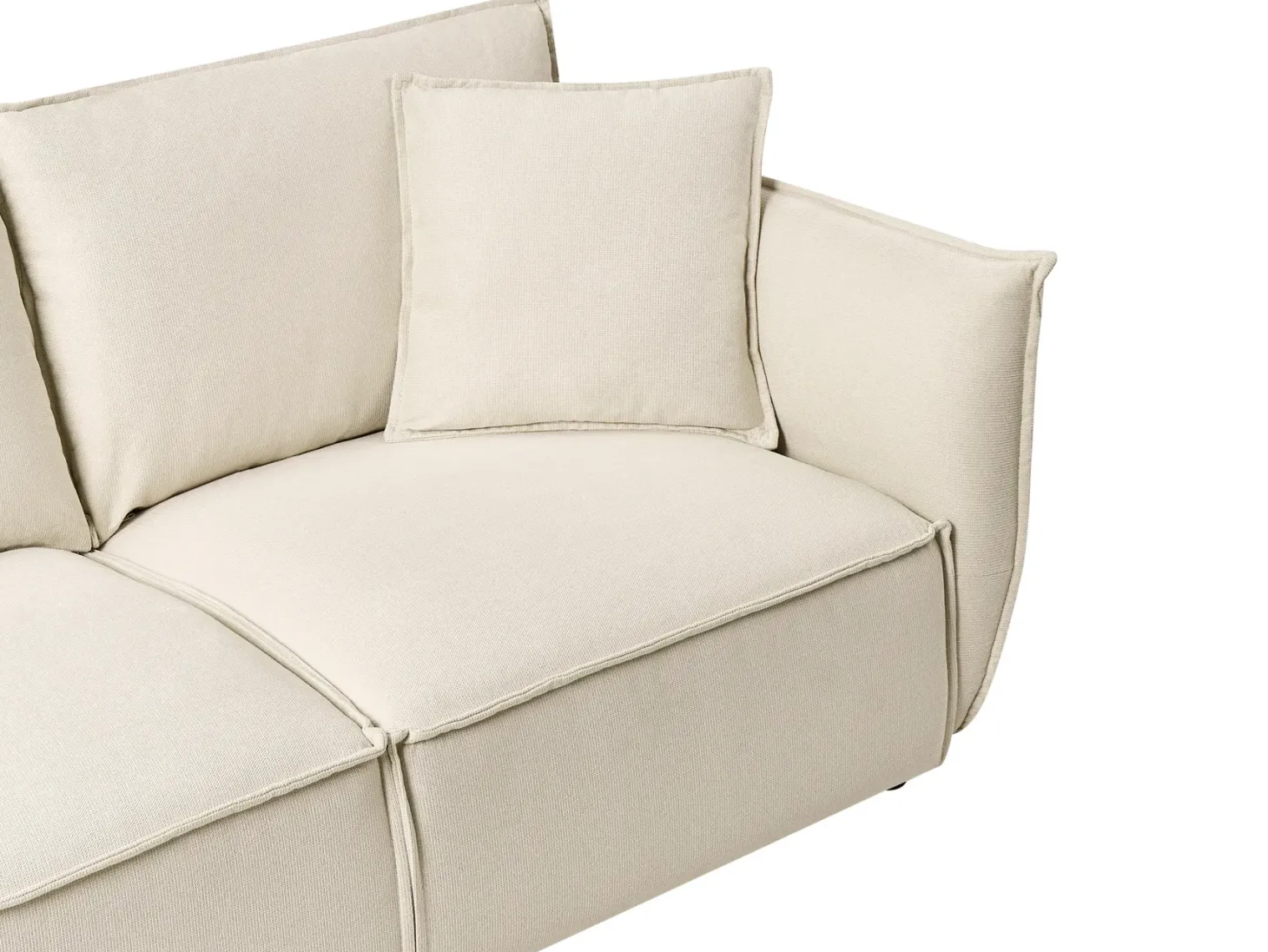 Sofa 3 personers KUNES Lys Beige