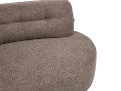 Sofa 3 personers LAERDAL Boucle Brungrå