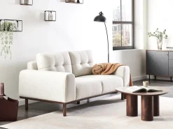 Sofa 2 personers LAURILA Lys Beige