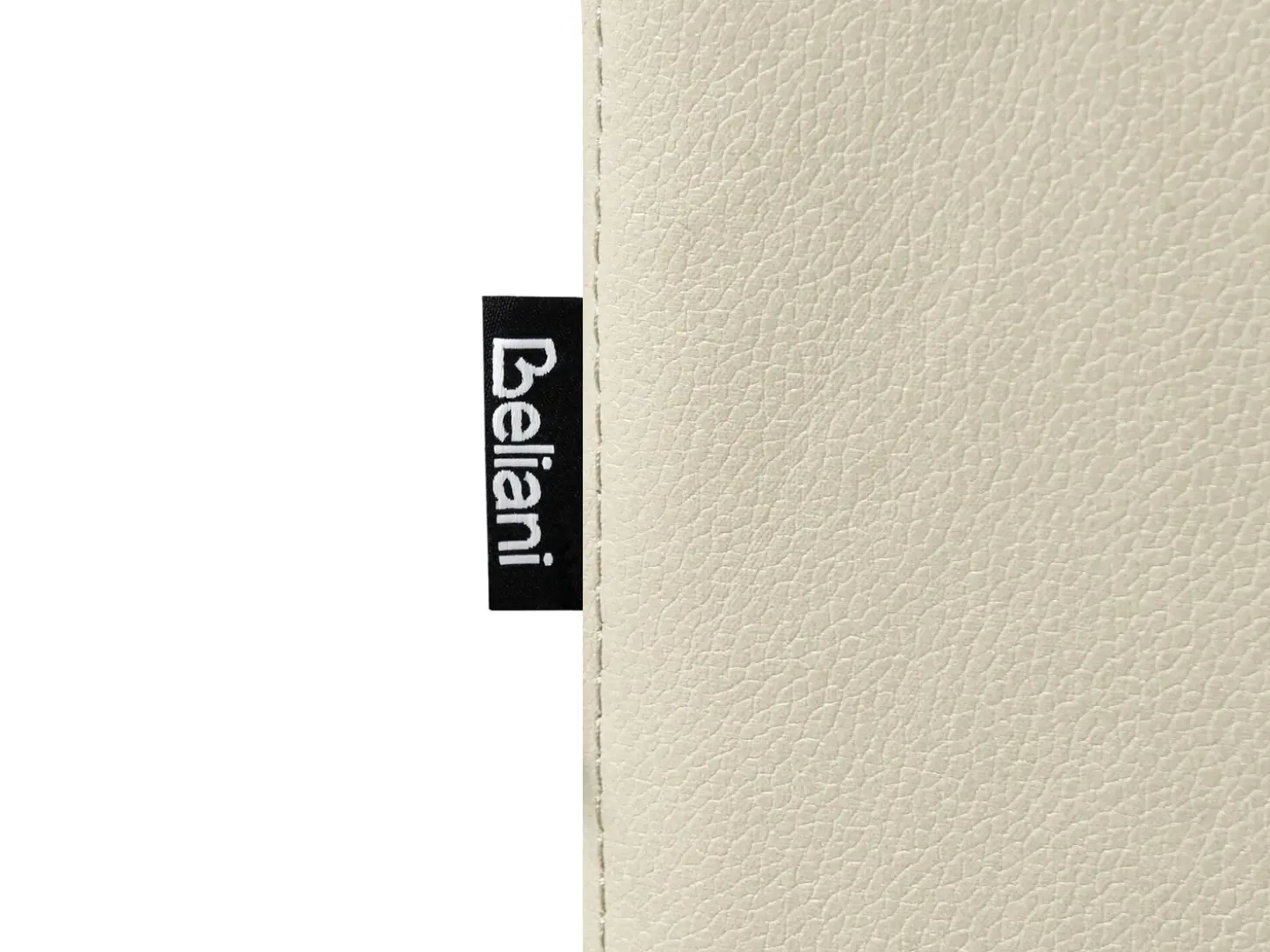 Sofa 3 personers LEIRA Kunstlæder Beige