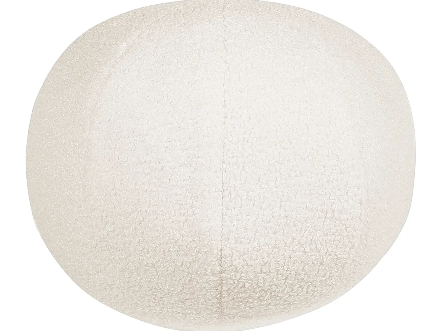 Sofa 3 personers LEIREN Boucle Hvid
