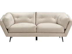 Sofa 3 personers LENVIK Velour Beige