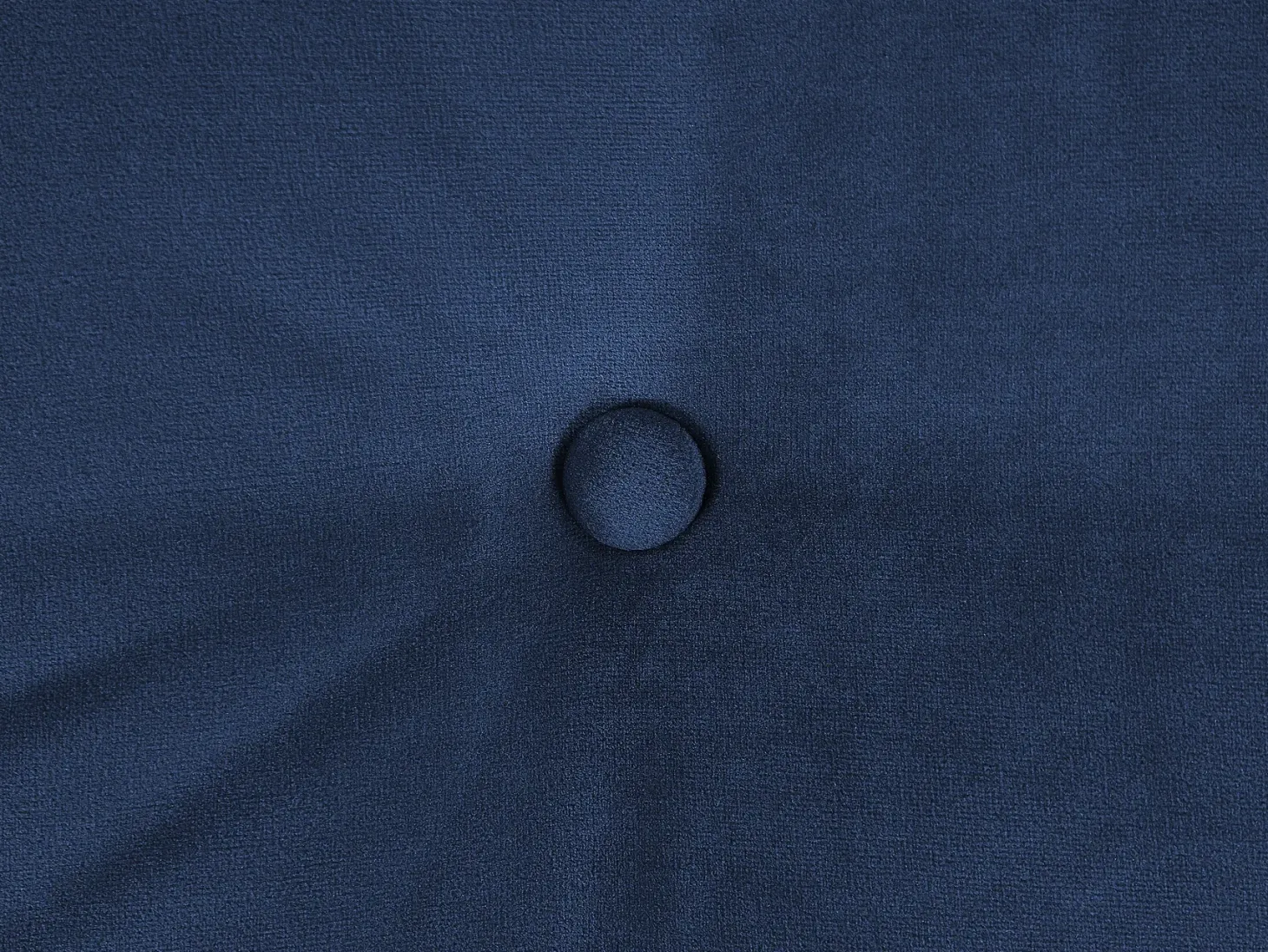 Sofa 3 personers LENVIK Velour Navy Blå