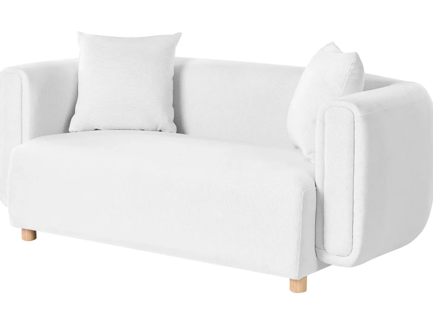 Sofa 2 personers LILLEROD Hvid