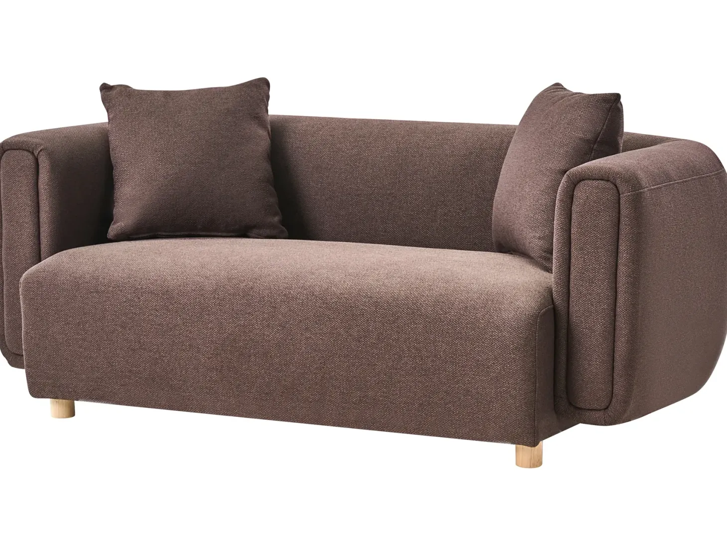 Sofa 2 personers LILLEROD Mørkebrun