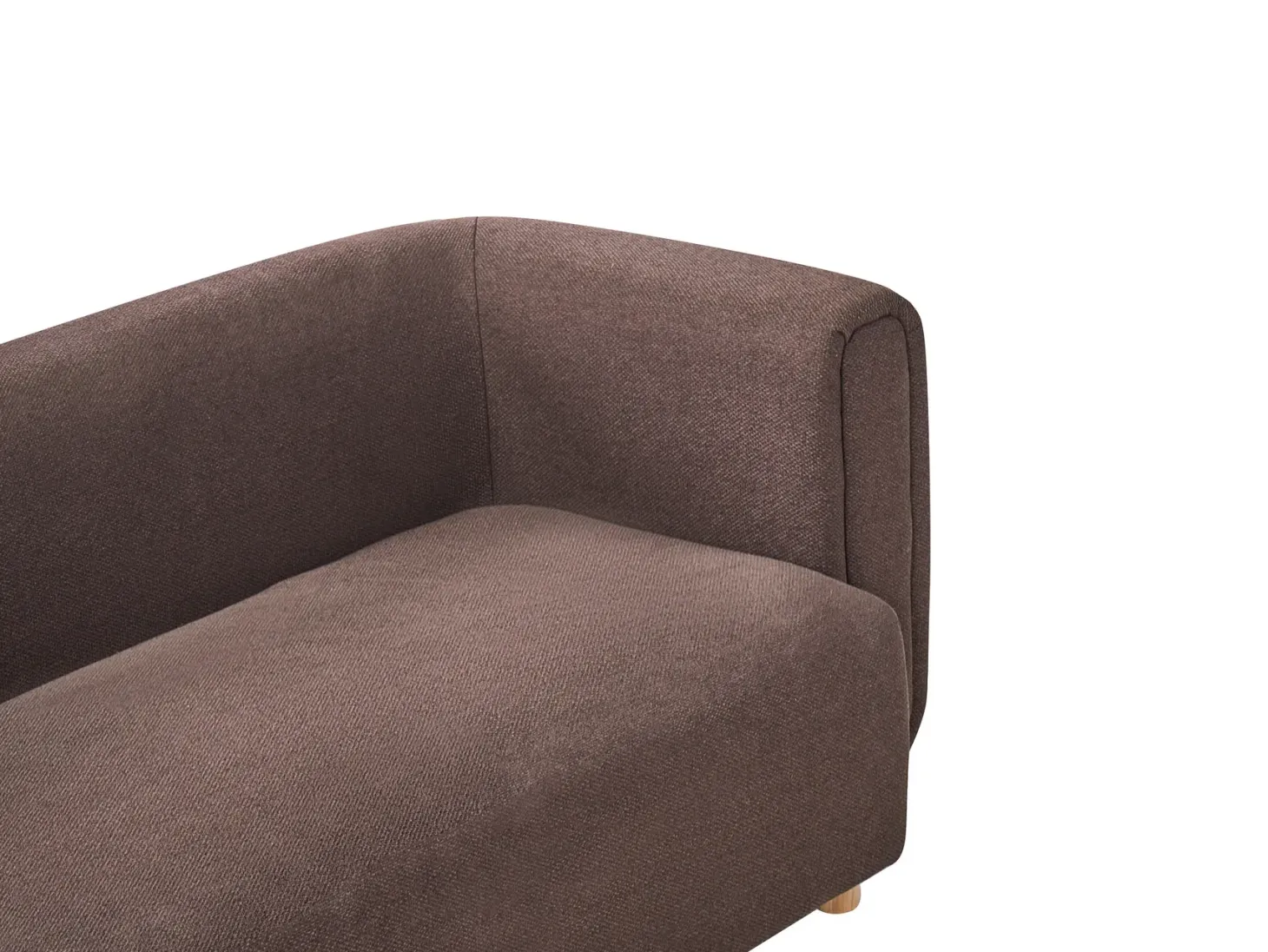 Sofa 2 personers LILLEROD Mørkebrun