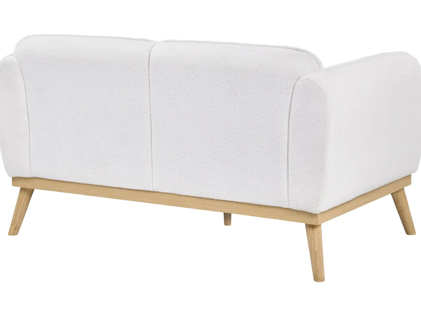 Sofa 2 personers LJUNG Boucle Hvid