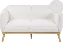 Sofa 2 personers LJUNG Boucle Hvid