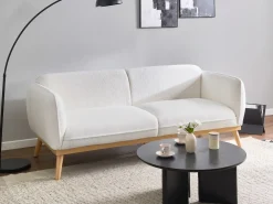 Sofa 3 personers LJUNG Boucle Hvid