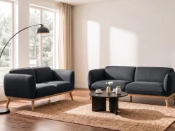 Sofa 2 personers LJUNG Sort