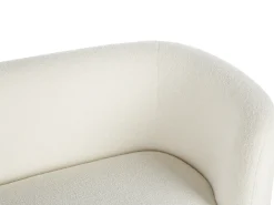 Sofa 3 personers LOEN Boucle Hvid