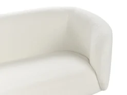 Sofa 3 personers LOEN Boucle Hvid