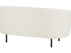 Sofa 2 personers LOEN Boucle Hvid