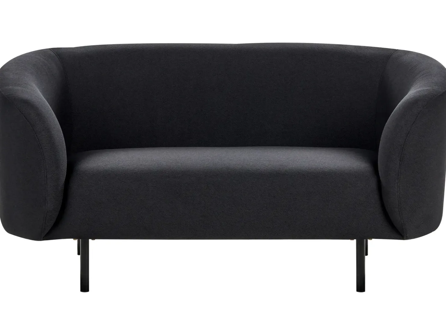 Sofa 2 personers LOEN Sort