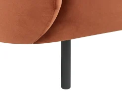 Sofa 2 personers LOEN Velour Orange