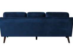 Sofa 3 personers LOKKA Velour Navy Blå