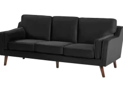 Sofa 3 personers LOKKA Velour Sort