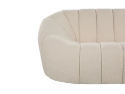Sofa 3 personers LOMMA Boucle Hvid