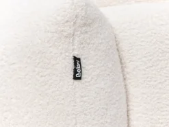 Sofa 3 personers LUVOS Boucle Cremehvid
