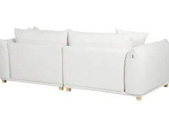 Sofa 3 personers LUVOS Cremehvid