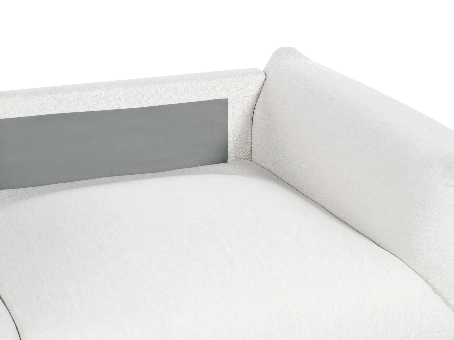 Sofa 3 personers LUVOS Cremehvid