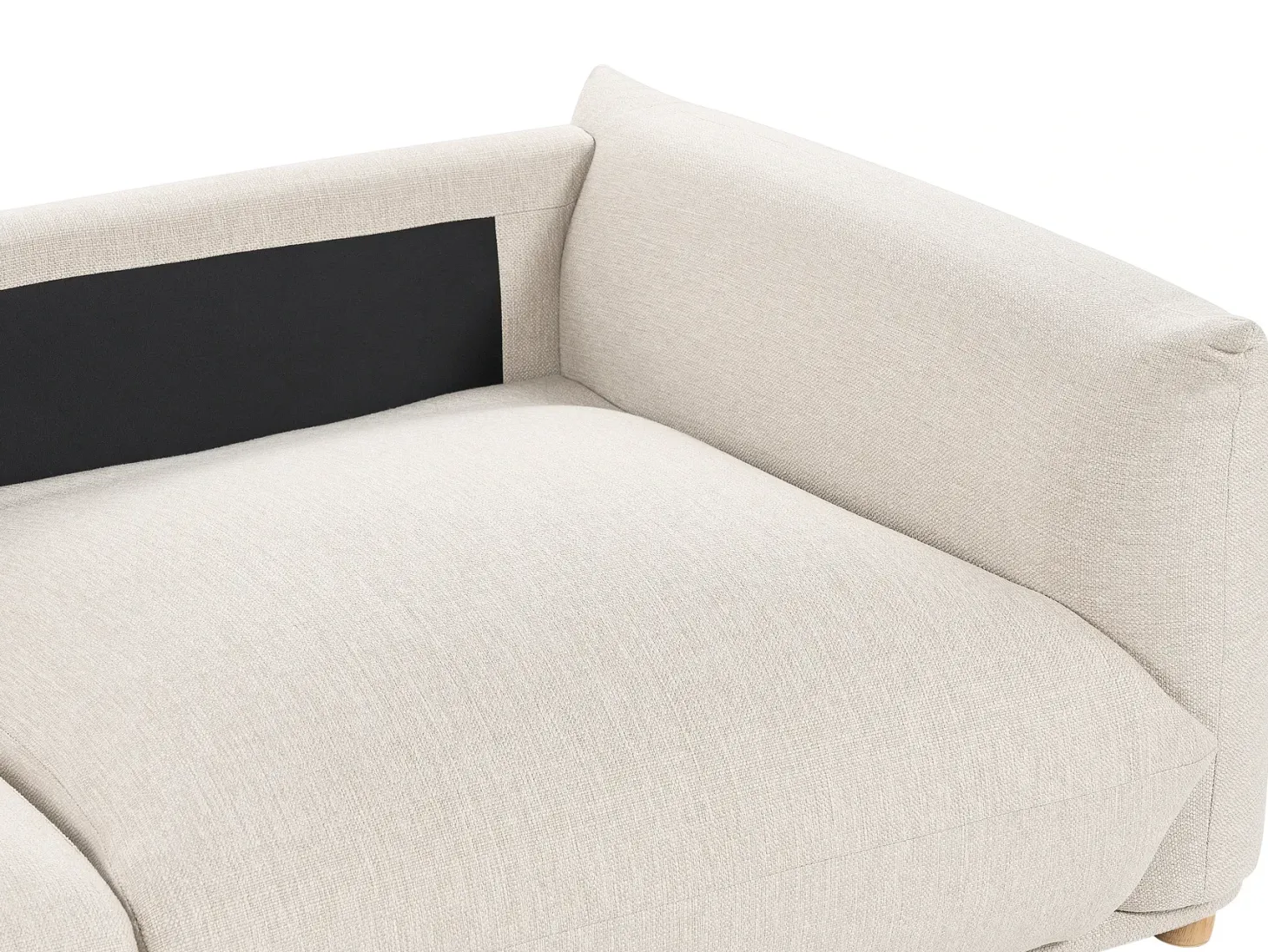 Sofa 3 personers LUVOS Lys Beige