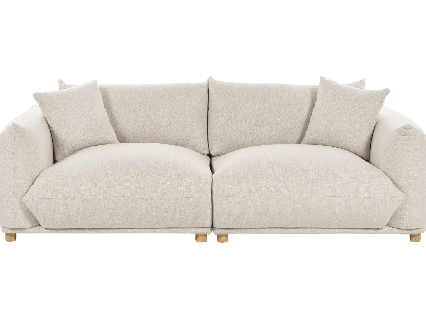 Sofa 3 personers LUVOS Lys Beige