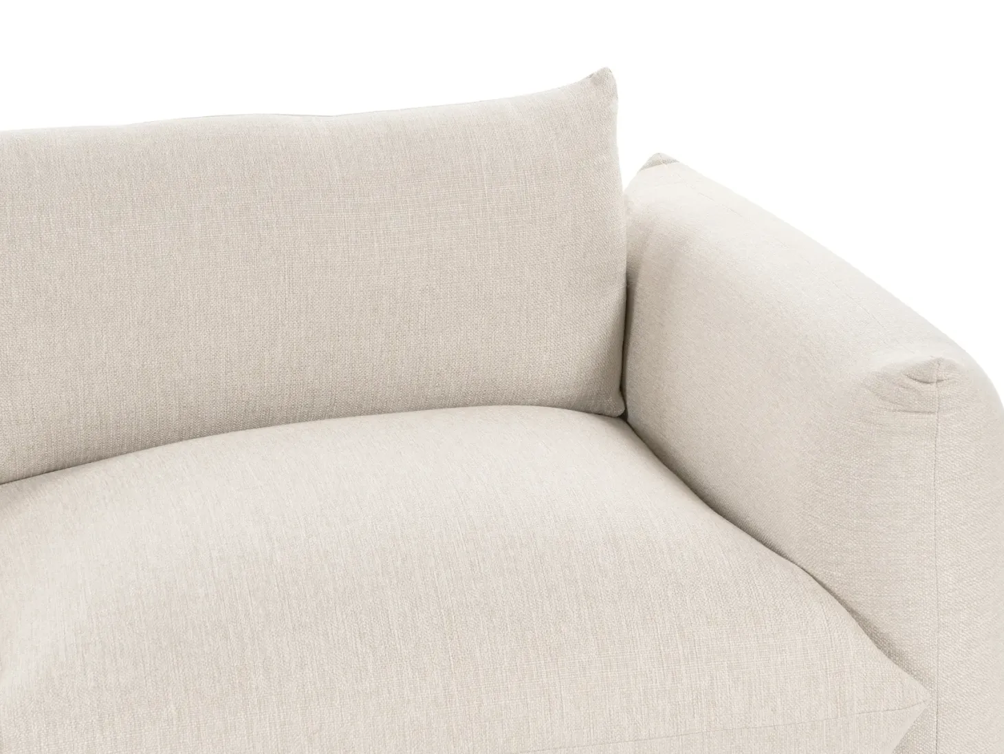 Sofa 3 personers LUVOS Lys Beige