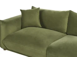 Sofa 3 personers LUVOS Velour Grøn