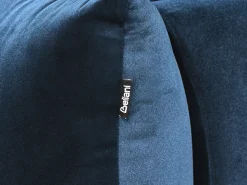 Sofa 3 personers LUVOS Velour Mørkeblå