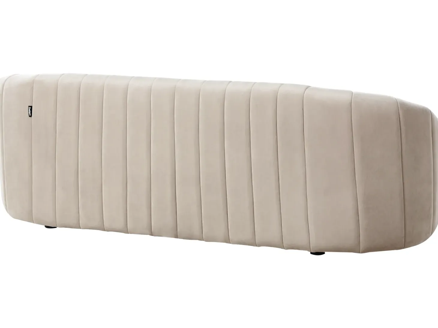 Sofa 3 personers MALUNG Velour Beige