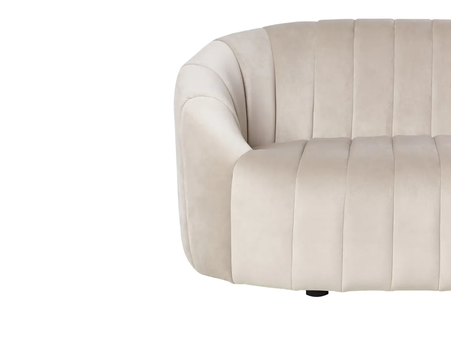 Sofa 2 personers MALUNG Velour Beige