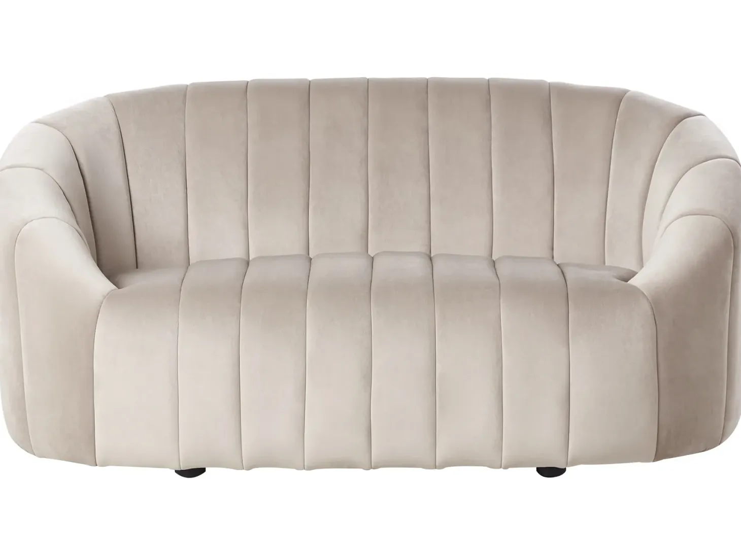 Sofa 2 personers MALUNG Velour Beige