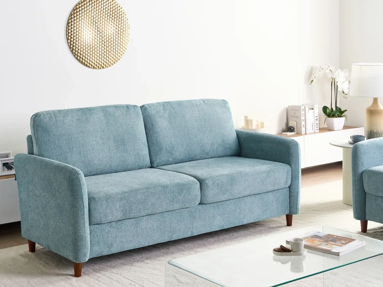 Sofa 3 personers MARE Blå med opbevaring