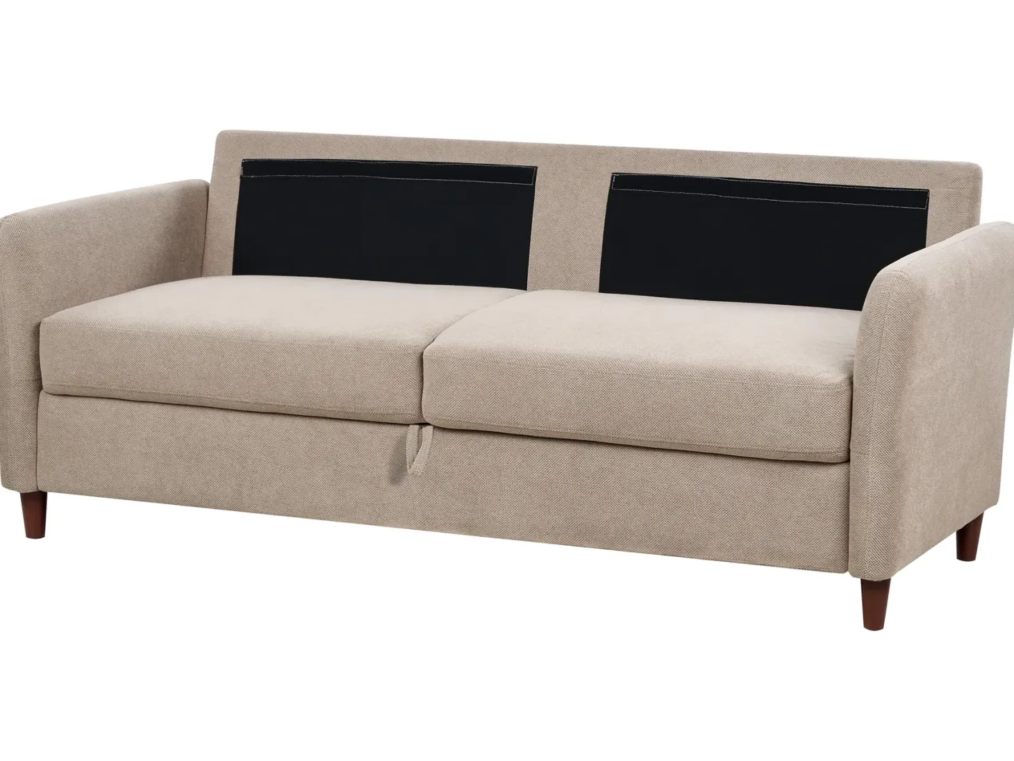 Sofa 3 personers MARE Brungrå med opbevaring